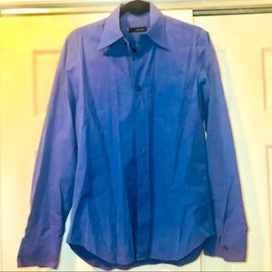 Dsquared denim blue cotton shirt size 48